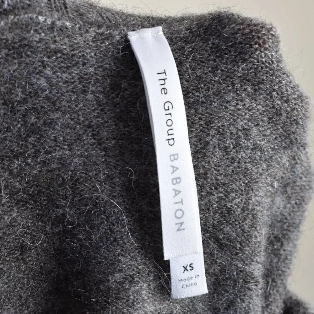 The Group Babaton Plutarch Knit Alpaca Wool Blend Turtleneck Sweater XS - Picture 7 of 8